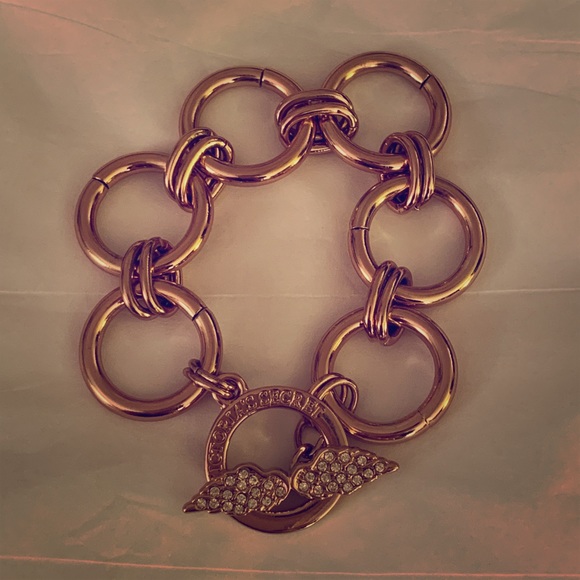 NWOT Victoria’s Secret Rose gold angel wings bracelet - Picture 1 of 4